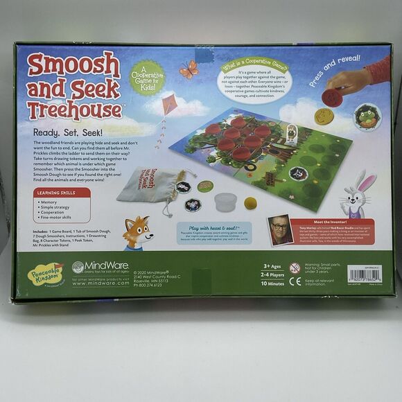 New Kids Game Smoosh and Seek Treehouse Age 3+ Peaceable Kingdom Strategy Skills - Picture 7 of 7